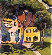 August Macke, Staudacher's house at the Tegernsee